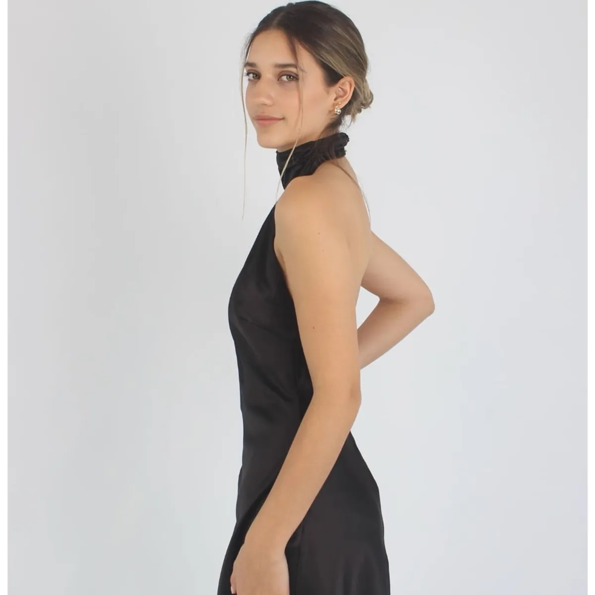 BETWEEN US - Vestido Corto Halter