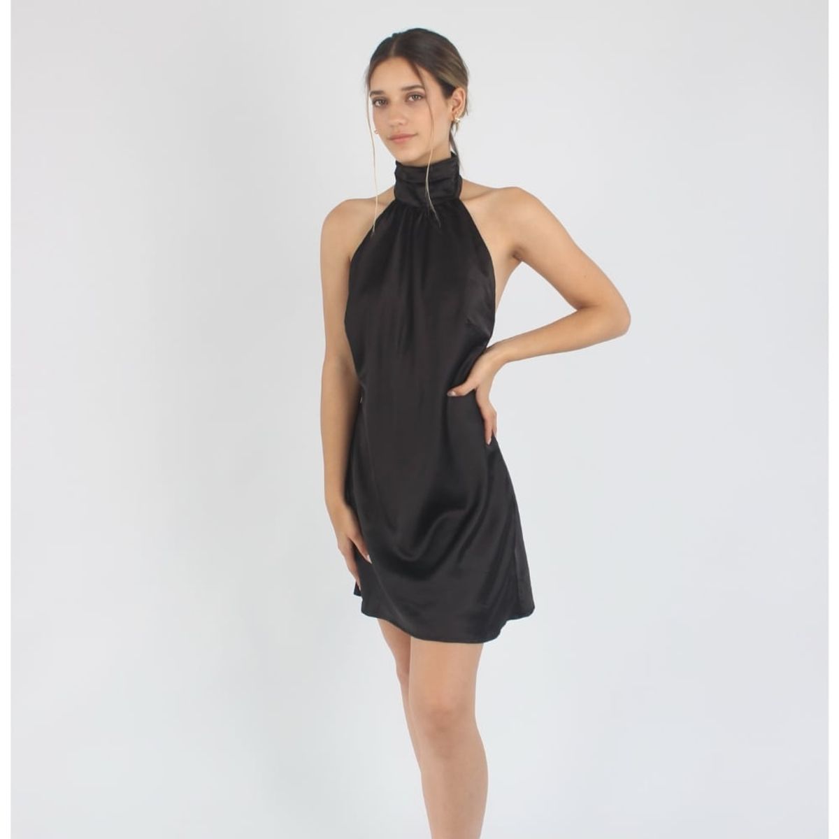 BETWEEN US - Vestido Corto Halter