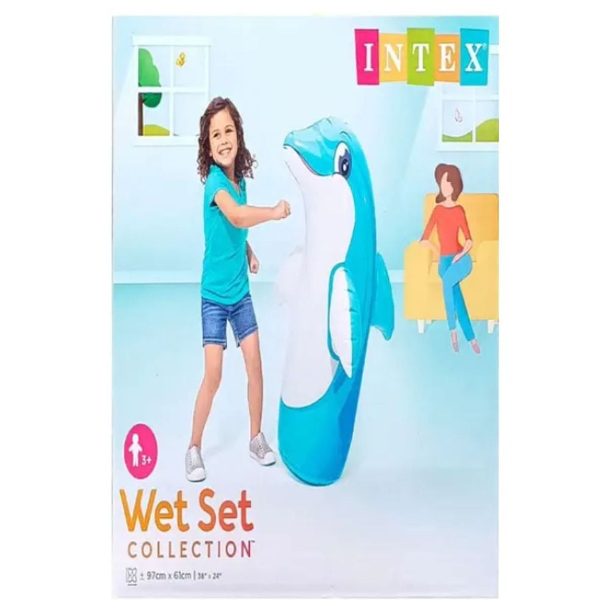 INTEX - Golpeador Inflable Delfín Intex