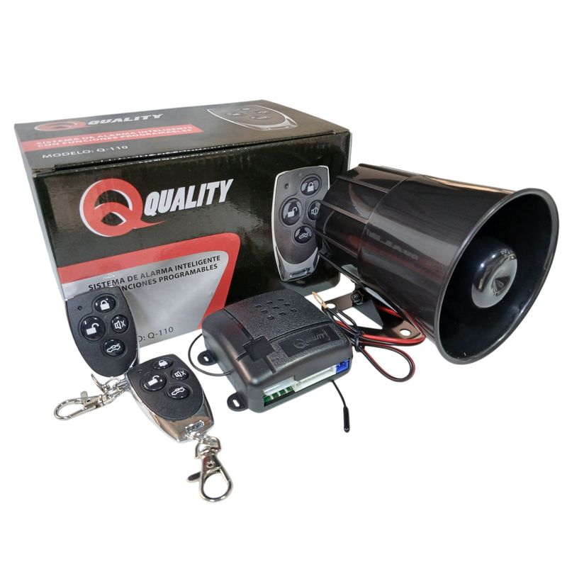 GENERICO - Alarma para auto o camioneta 12v marca QUALITY