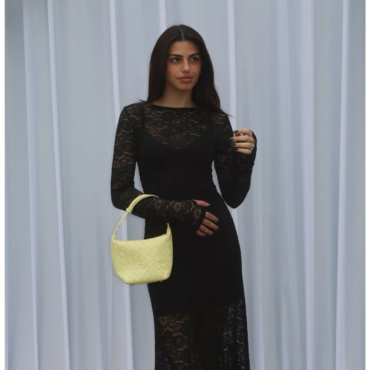 BETWEEN US - Vestido Largo Encaje