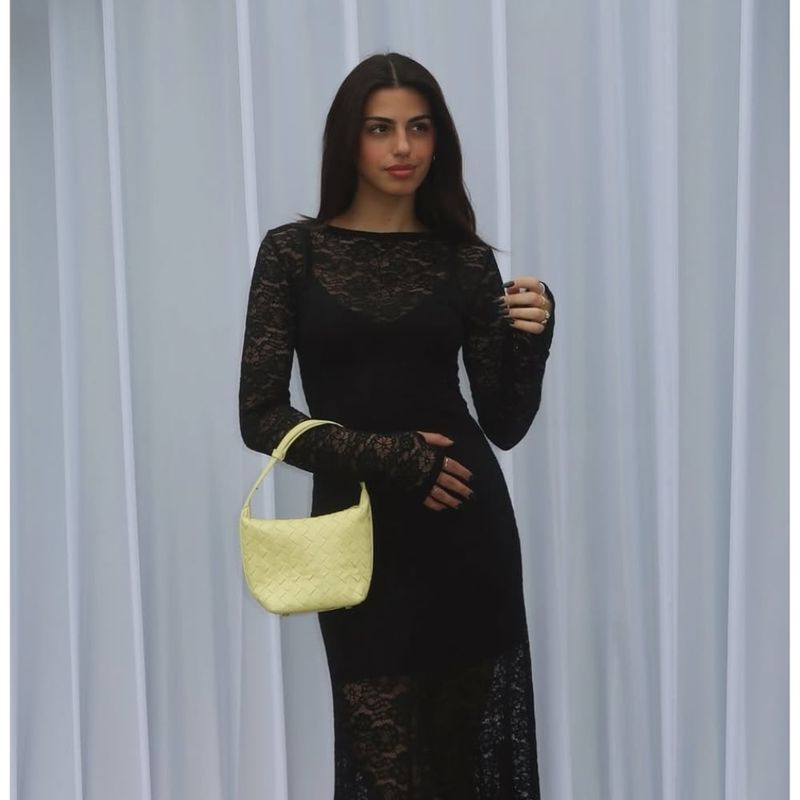 BETWEEN US - Vestido Largo Encaje