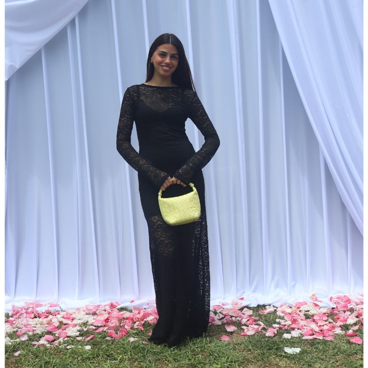 BETWEEN US - Vestido Largo Encaje