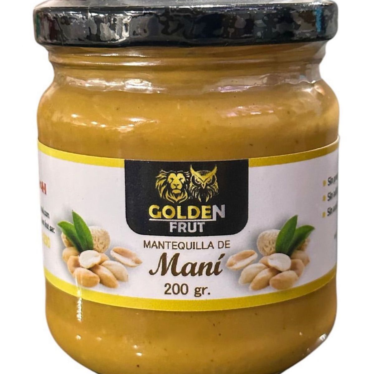 GENERICO - Mantequilla de mani 200gr 100% Natural