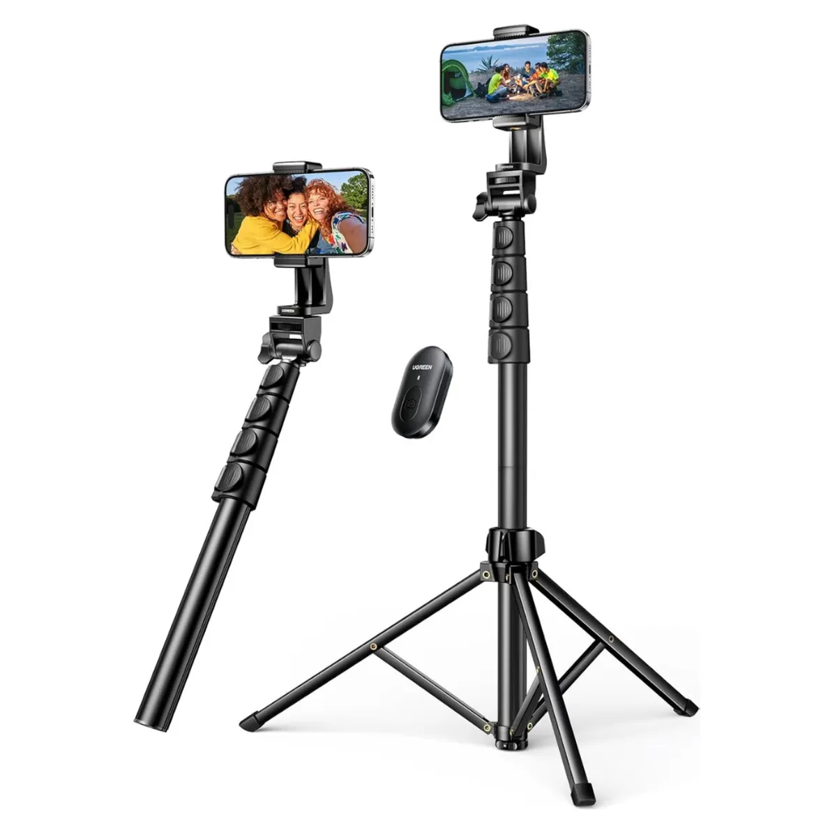 UGREEN - Tripode UGREEN Selfie Stick Fotografia 80cm Live Streaming con Control Remoto Bluetooth UGREEN LP680