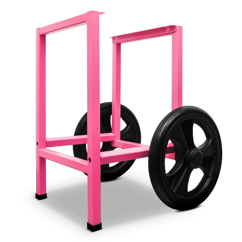 VENTUS - Ventus Carro Maquina algodon de azucar  -con ruedas -Rosa- VCAA