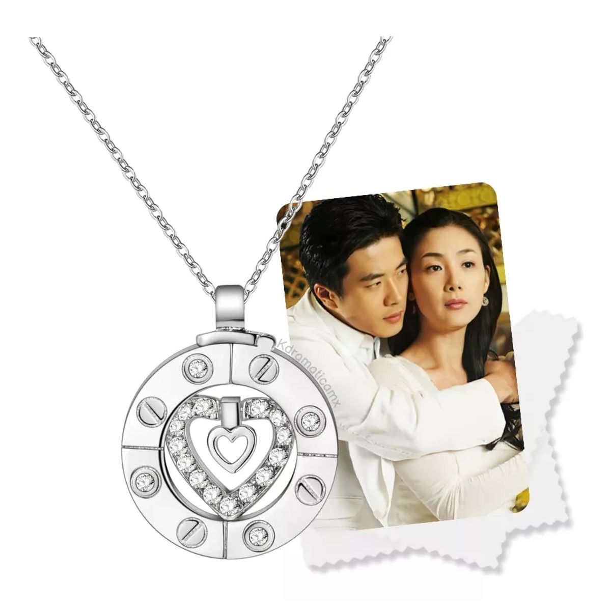 GENERICO - Collar Escalera al Cielo Coreano Dorama Pareja Regalo