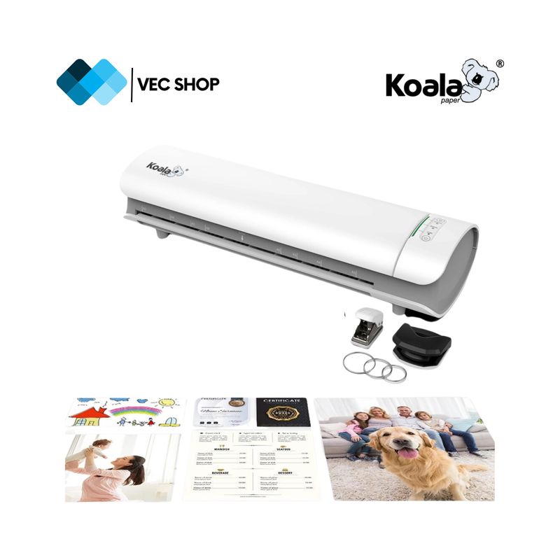 KOALA - Laminadora Enmicadora Plastificadora 6 en 1 A3 Koala