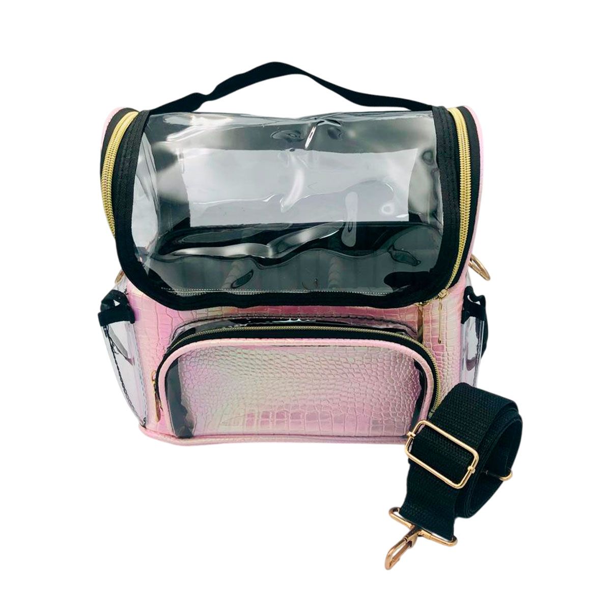 GENERICO - Maleta Maletin Organizador De Maquillaje Pro Rosa