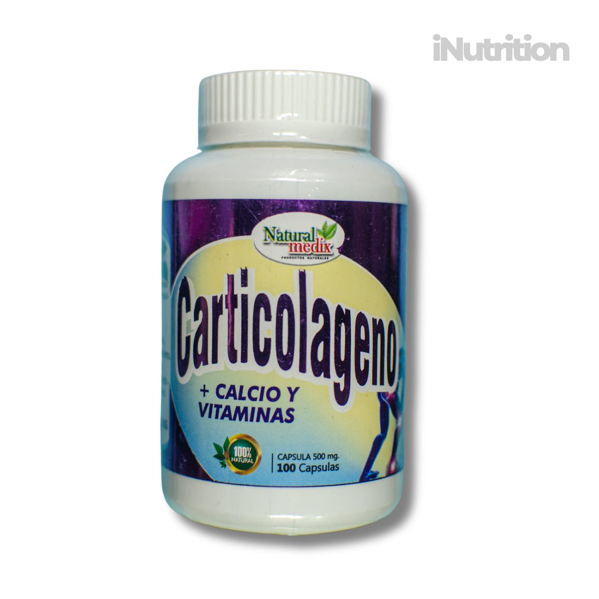 GENERICO - CARTICOLÁGENO Y CALCIO EN CÁPSULAS PARA ADULTOS - 100 CÁPSULAS