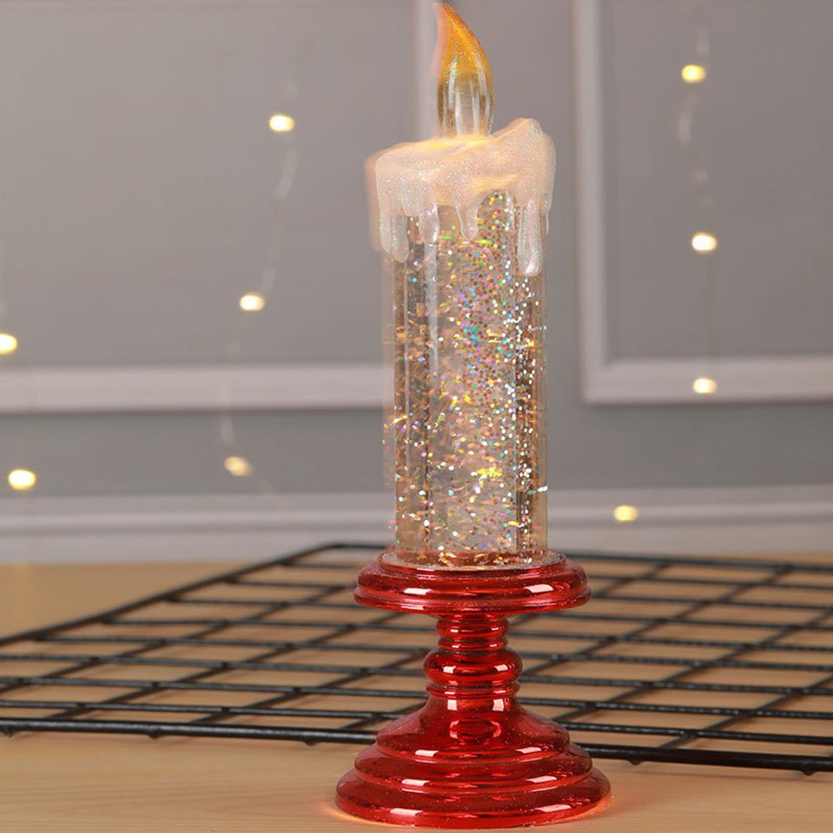 GENERICO - Vela Romantica y Decorativa Rojo