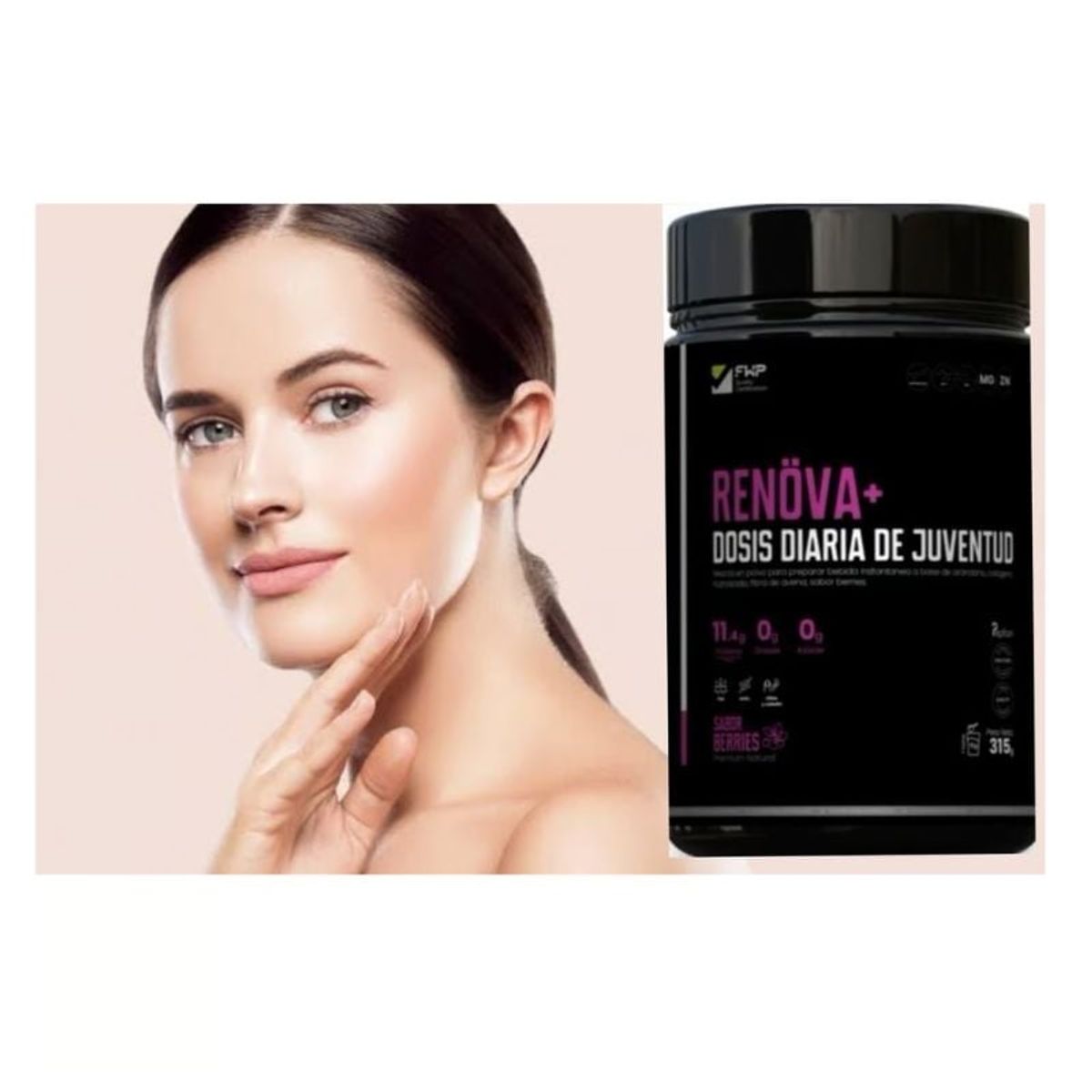 GENERICO - COLAGENO RENÖVA DOSIS DIARIA DE JUVENTUD 315gr - FWP MINED