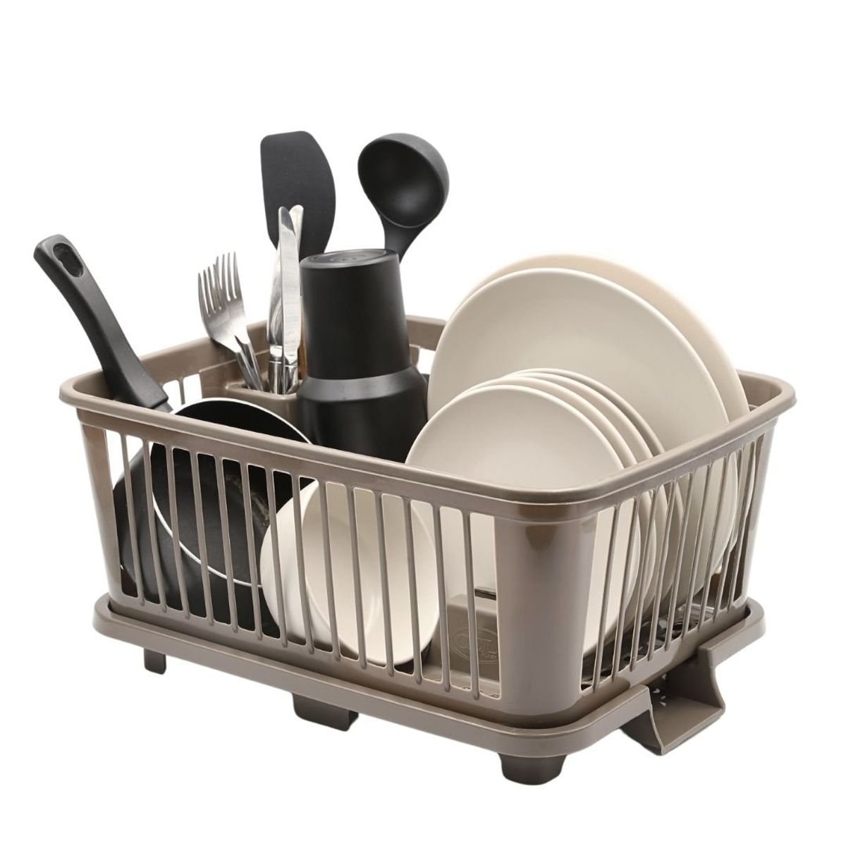 HOGARMAS - Escurridor de Platos con Drenaje Virgilio Mocca