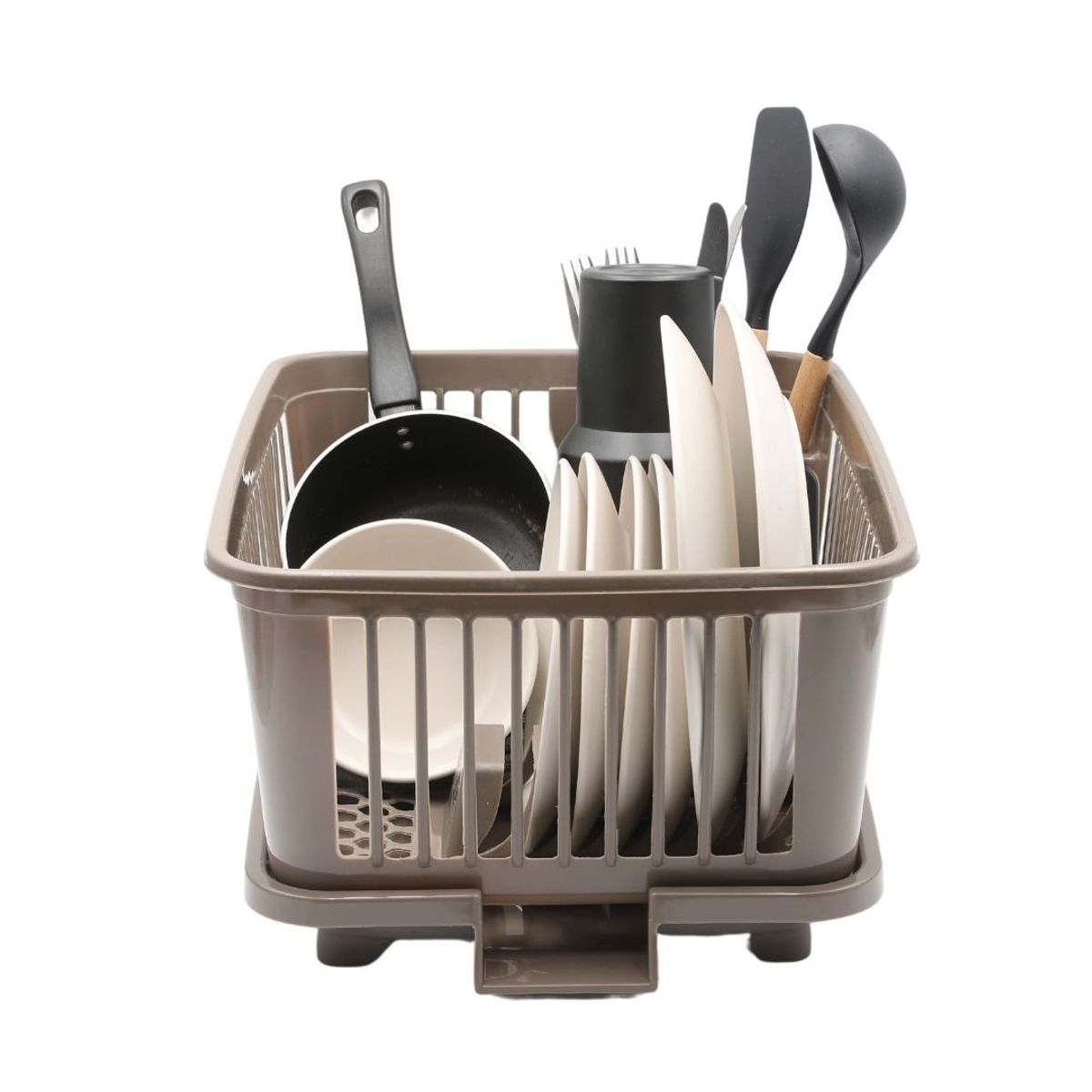 HOGARMAS - Escurridor de Platos con Drenaje Virgilio Mocca