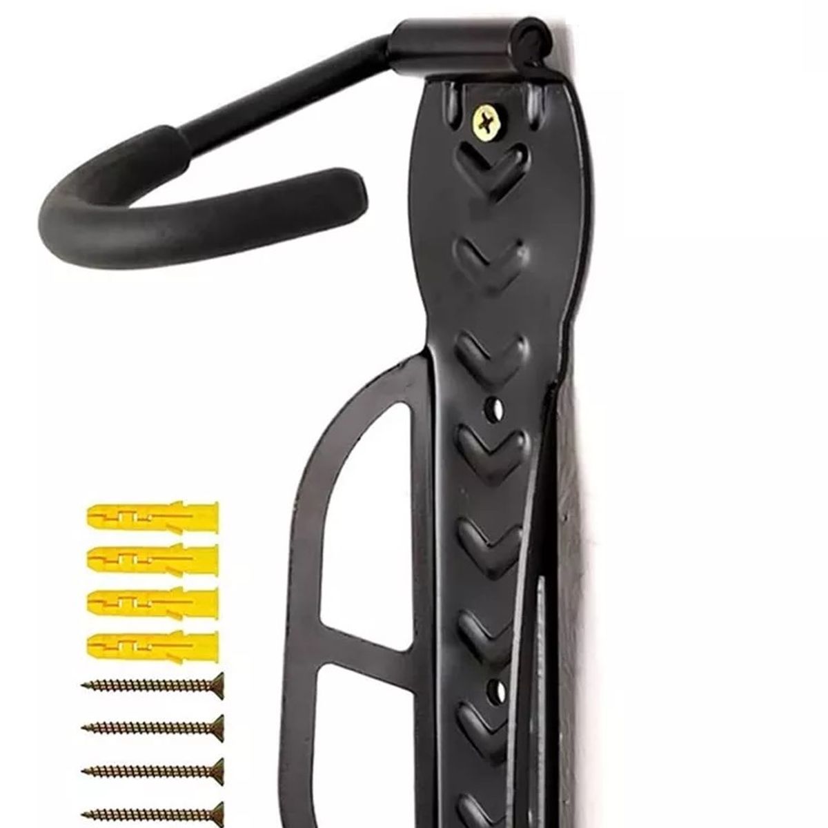 GENERICO - RACK SOPORTE VERTICAL PARA BICICLETA CON GANCHO MOVIL