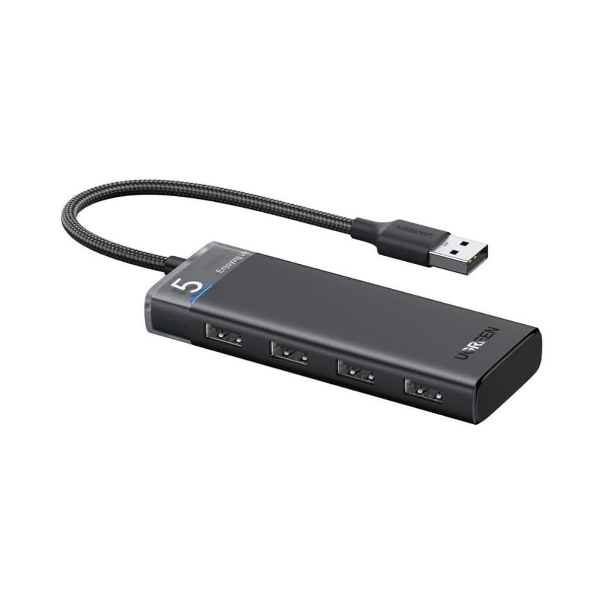 UGREEN - Ugreen HUB con 4 puertos USB-A Cable Alimentador USB-A CM653 - 15548