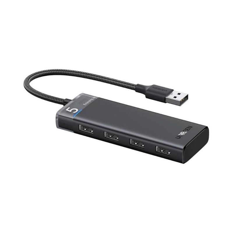 UGREEN - Ugreen HUB con 4 puertos USB-A Cable Alimentador USB-A CM653 - 15548