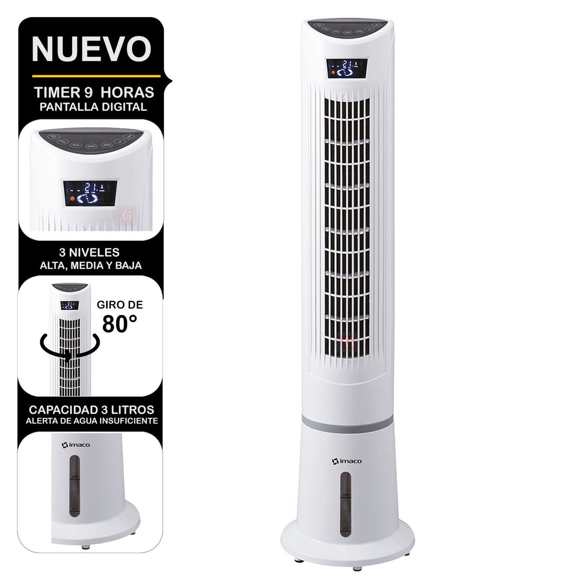 IMACO - Enfriador de Aire Digital IYS5535 58W