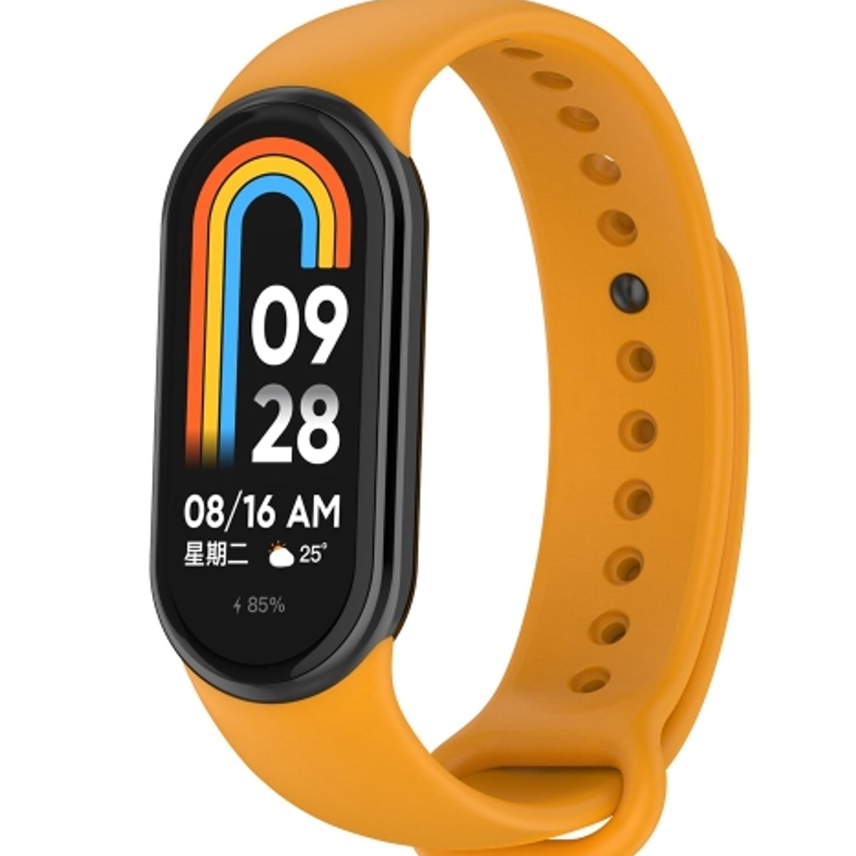 GENERICO - Corres Silicona para  Xiaomi Smart Band 9 - Mostaza
