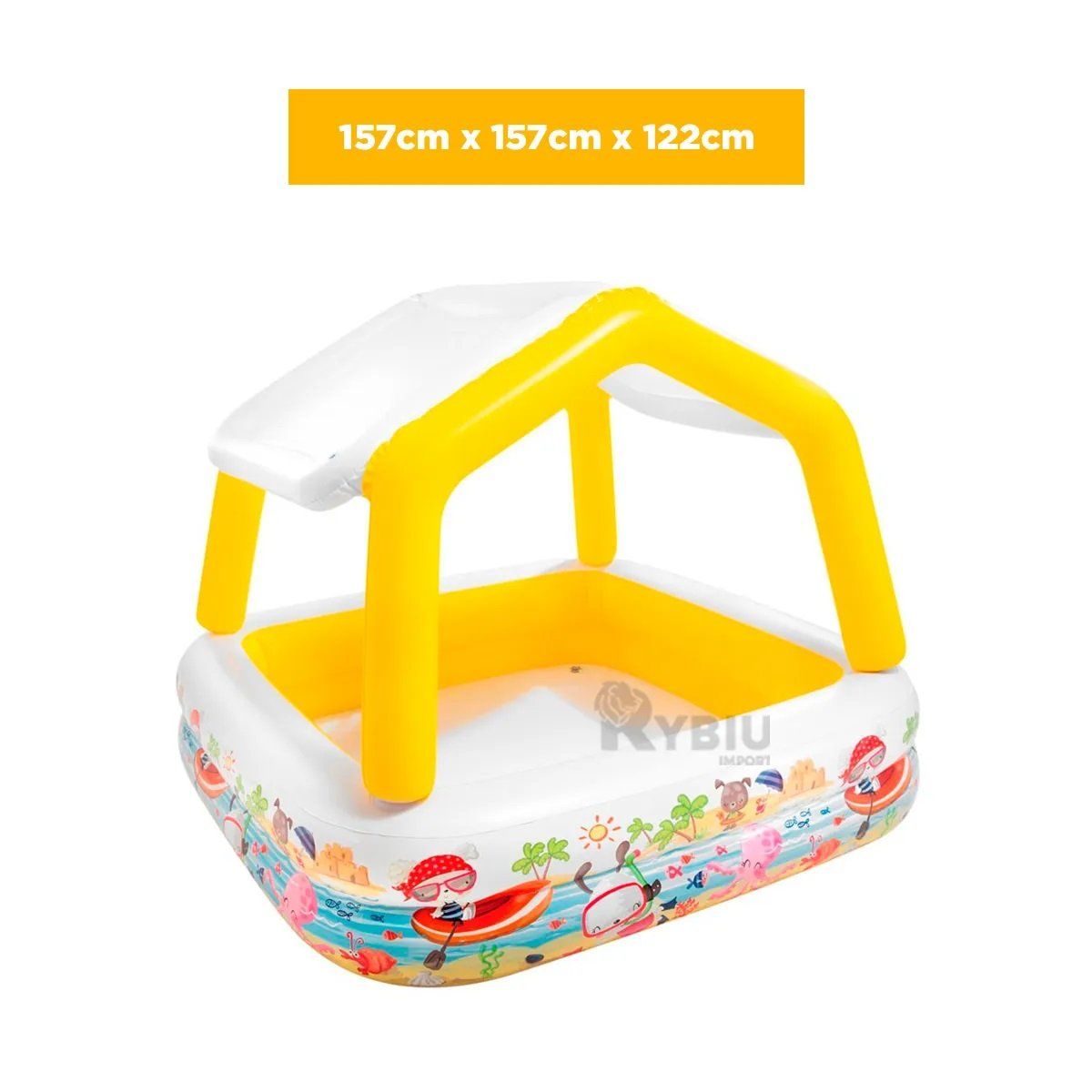 GENERICO - Piscina hinchable infantil acuario