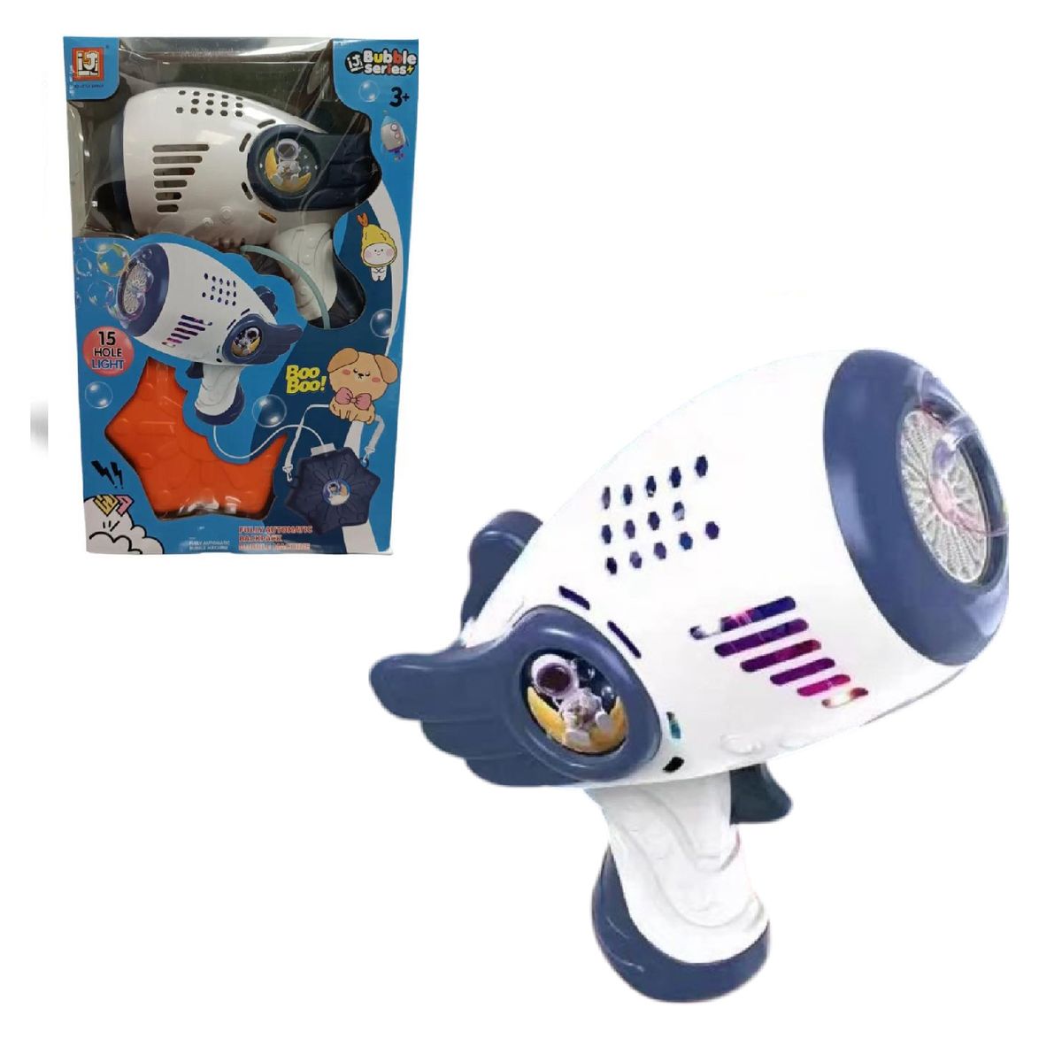 GENERICO - Nueva Pistola De Burbujas Burbble Gun -Azul