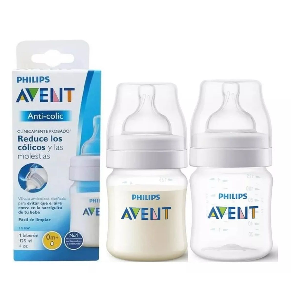 AVENT - Pack Biberon Recien Nacido Philips Avent Classic 125ml - 2 U
