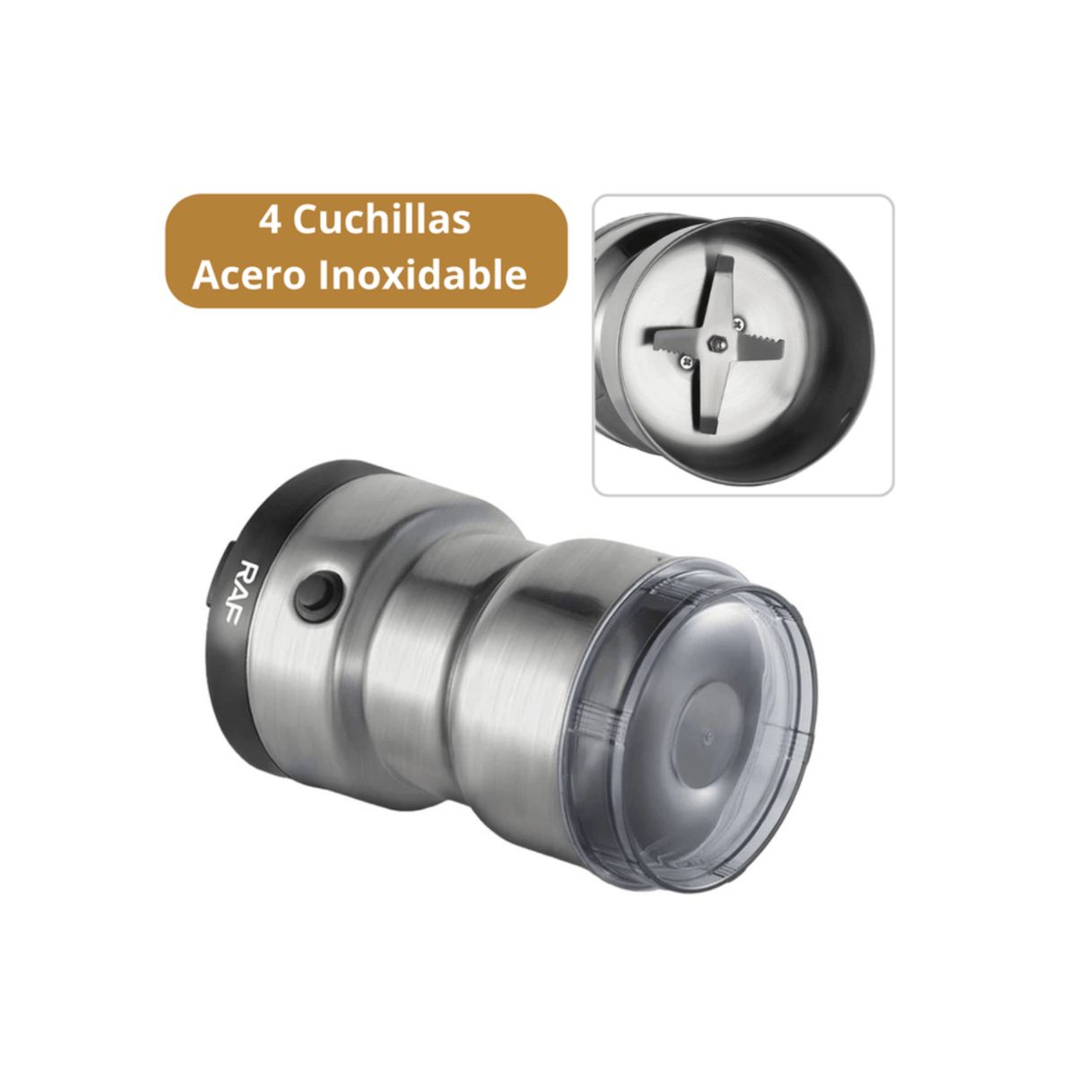 RAFF - Molinillo para café Eléctrico de grano