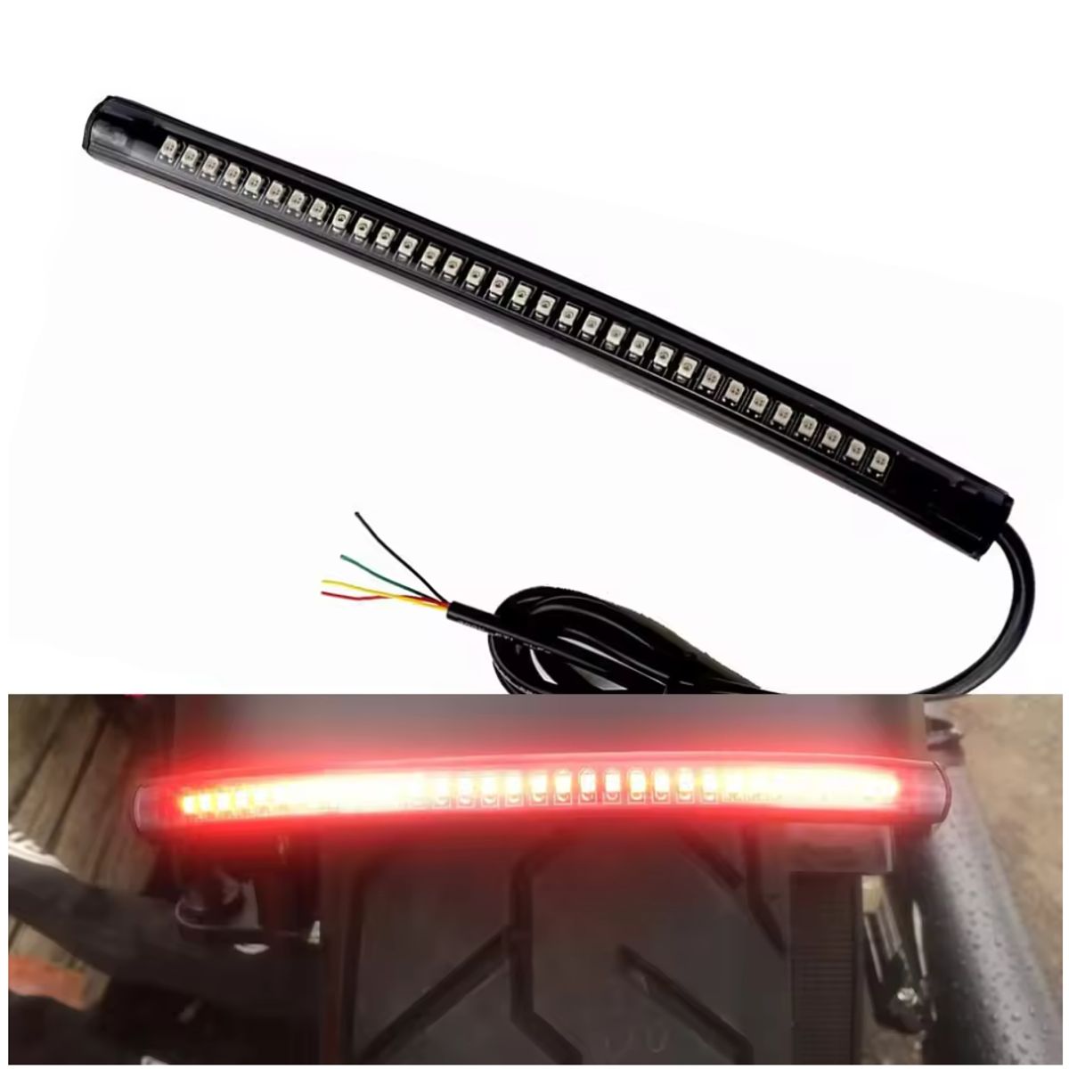 JET - Tira Led Multifuncional Rojo  32Led 30Cm 1pcs