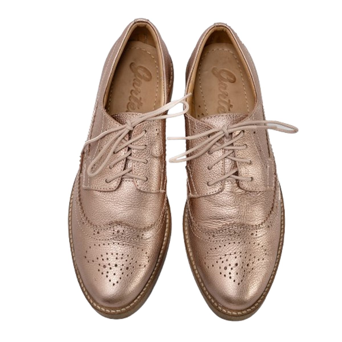 GENERICO - ZAPATOS OXFORD DE MUJER ORO ROSA