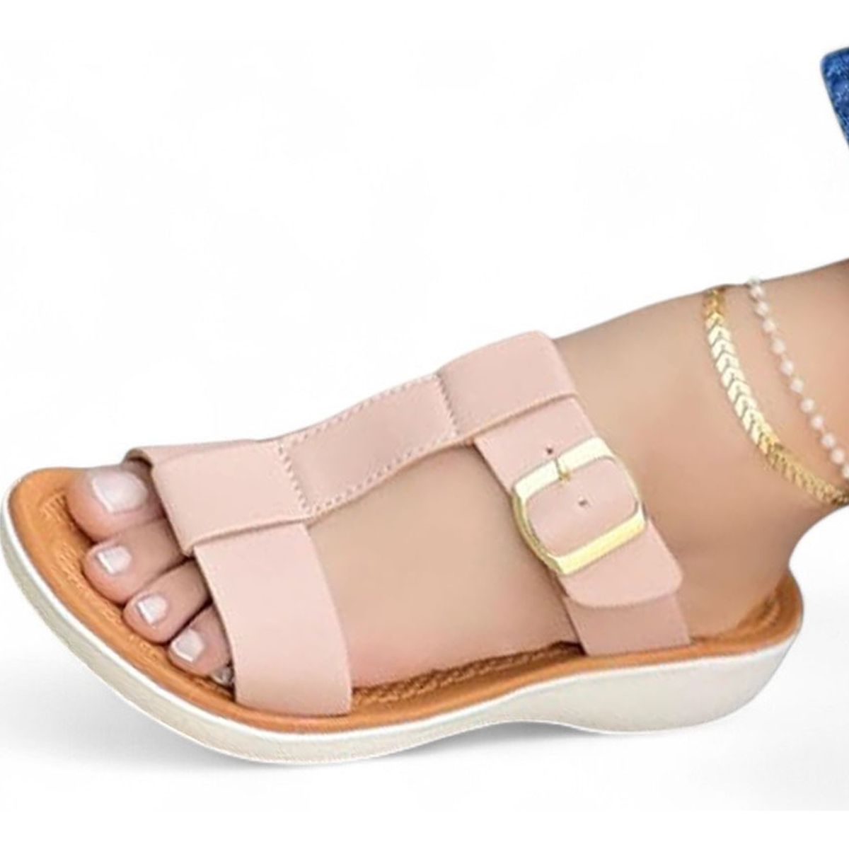 GENERICO - Sandalia Mujer 5Coco-40 Color Nude