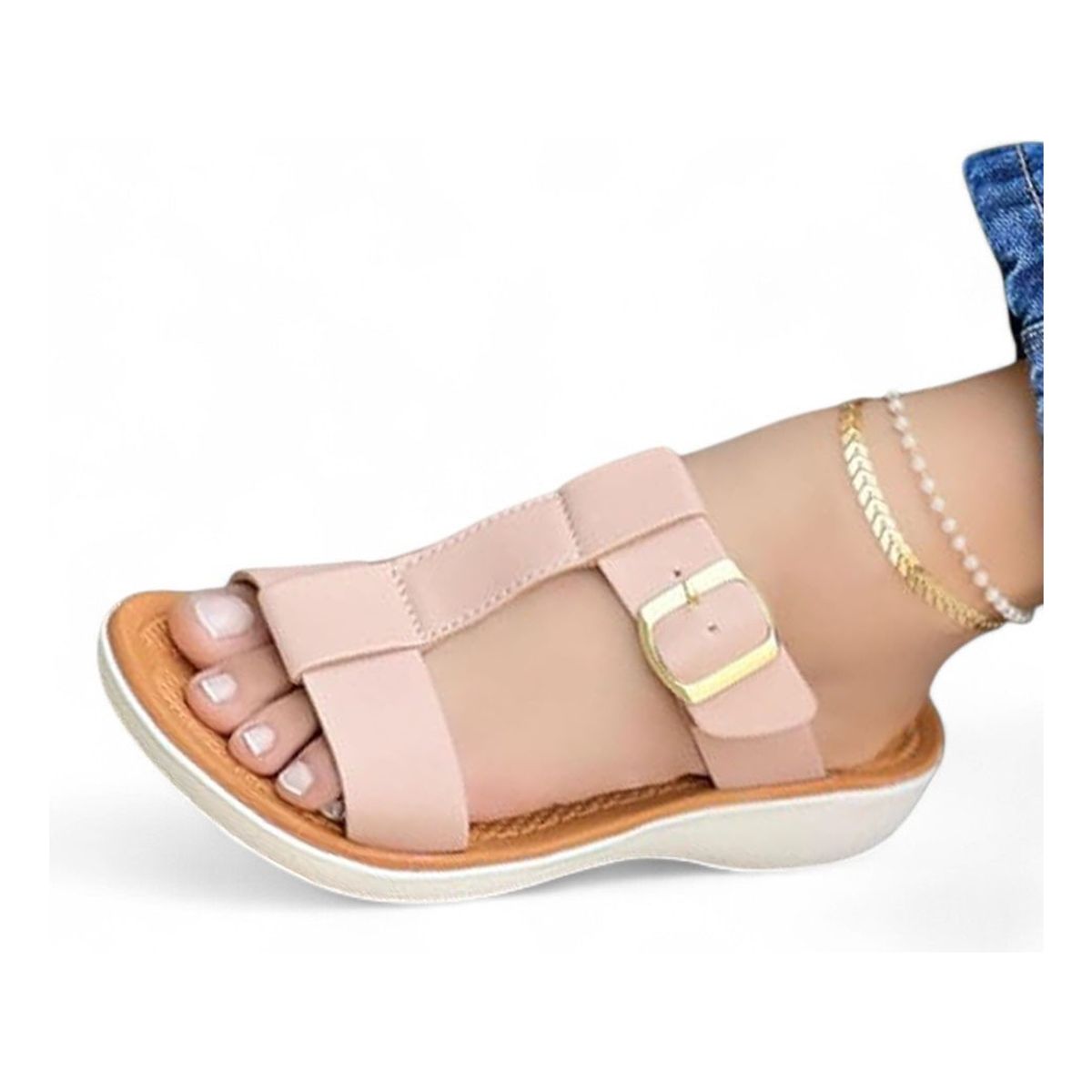 GENERICO - Sandalia Mujer 5Coco-40 Color Nude