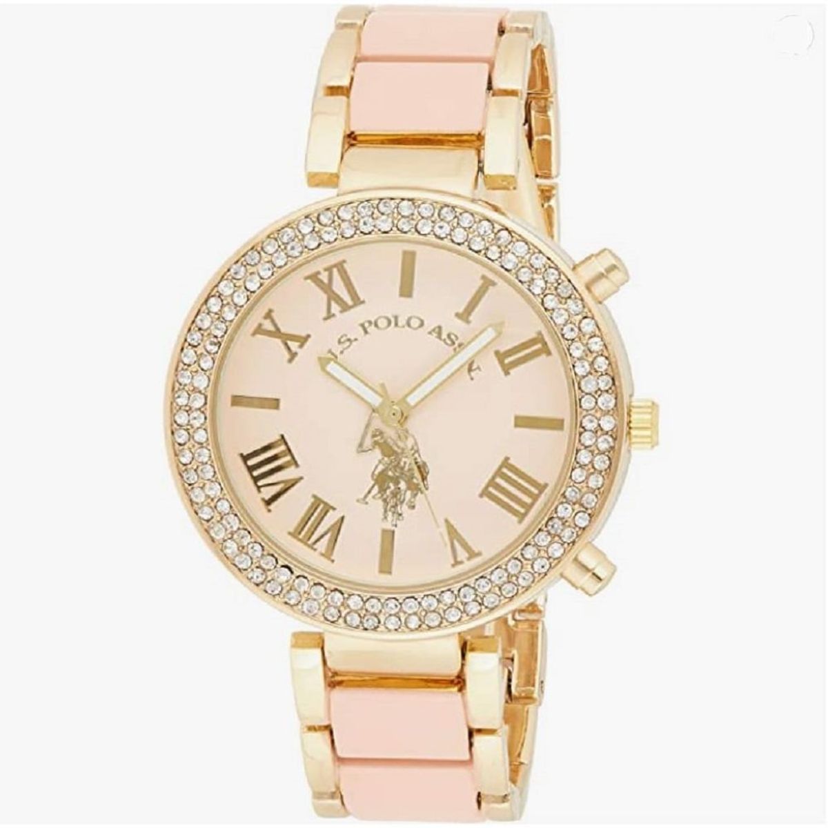 US POLO ASSN - Us Polo Assn - Reloj Analógico Mujer 4063 - Dorado/Rosado