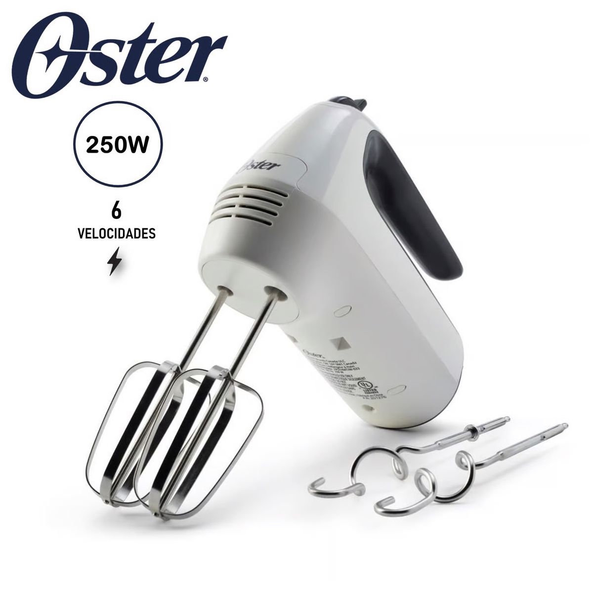 OSTER - Batidora de Mano Oster FPSTHM3532 6 Velocidades 250W