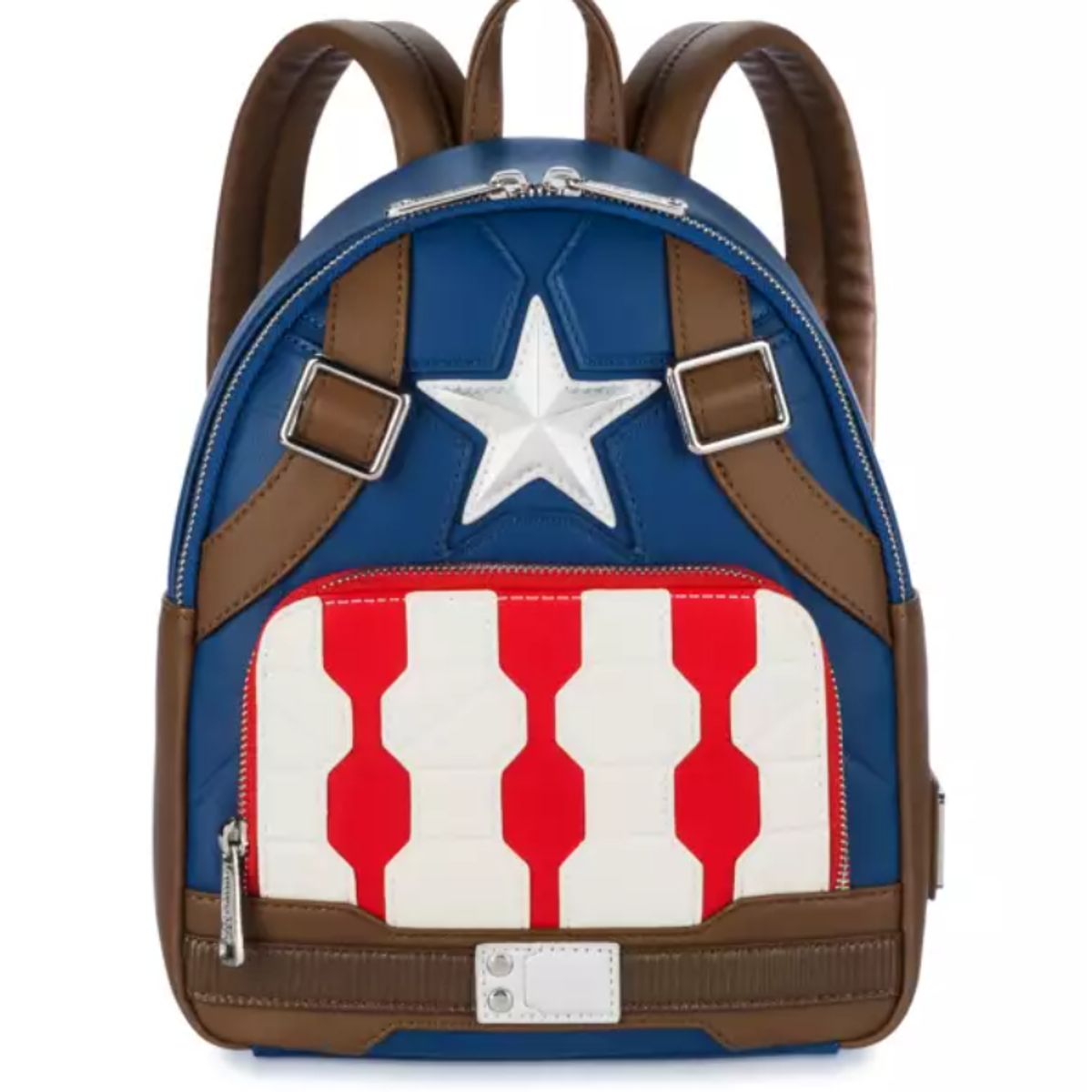 LOUNGEFLY - Mini Mochila Capitan America Marvel Loungefly