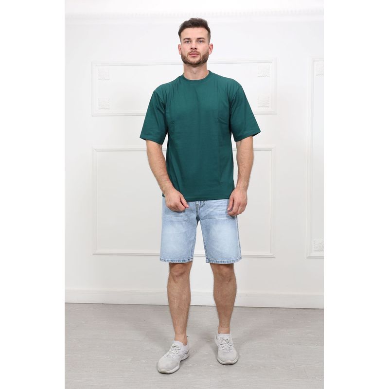 QH - Bermuda de jean para hombre