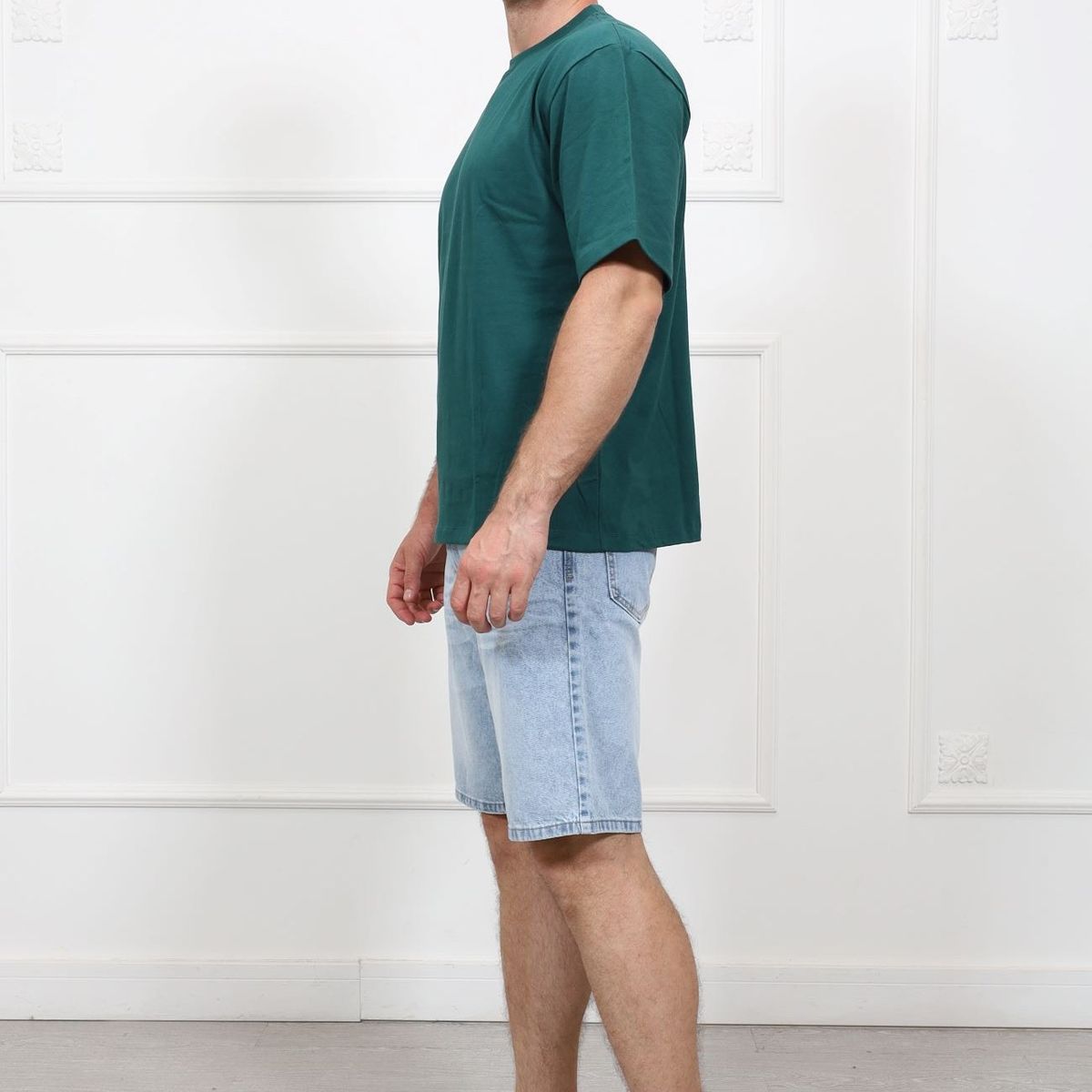 QH - Bermuda de jean para hombre