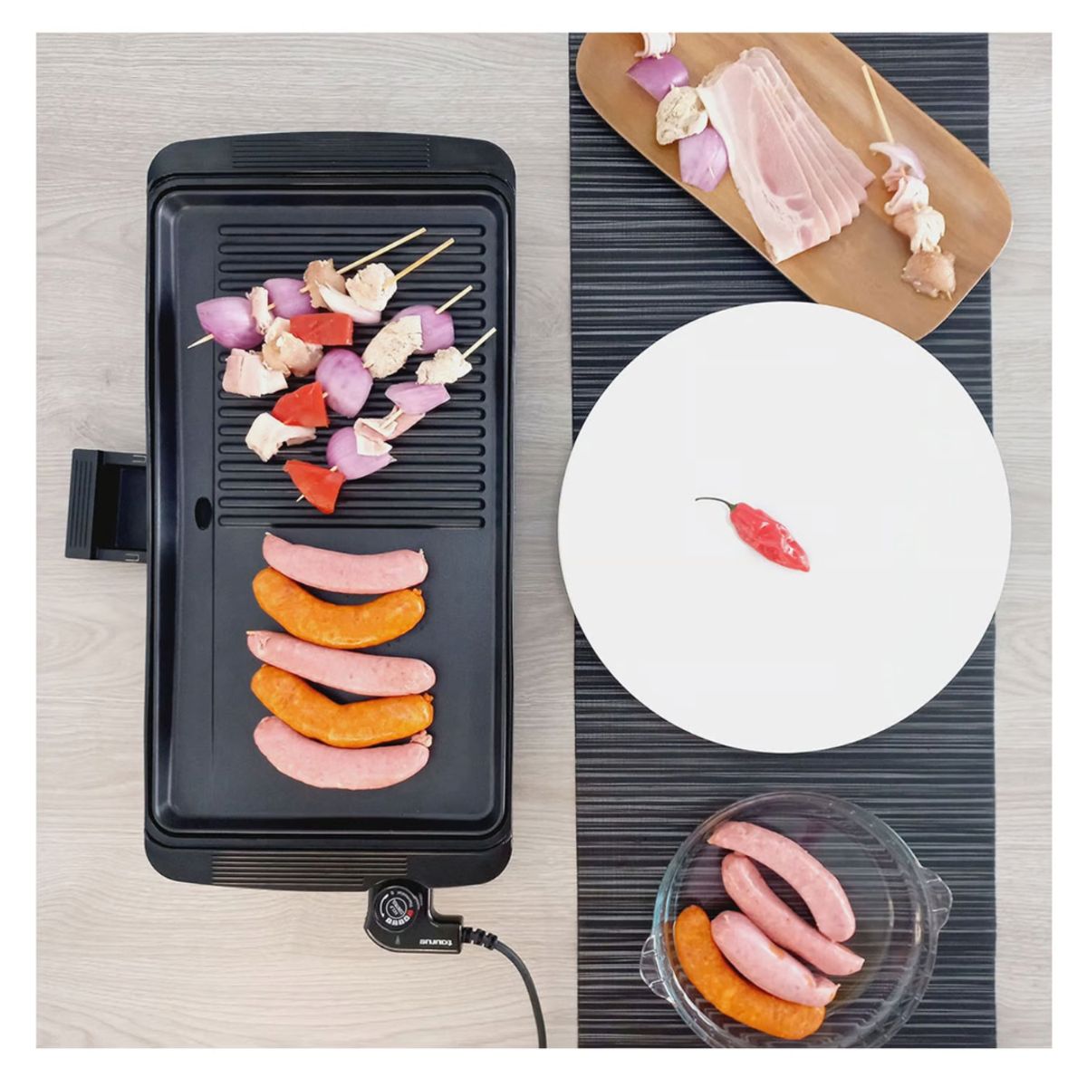 TAURUS - Parrilla Eléctrica 2 en 1 Maxims de Taurus