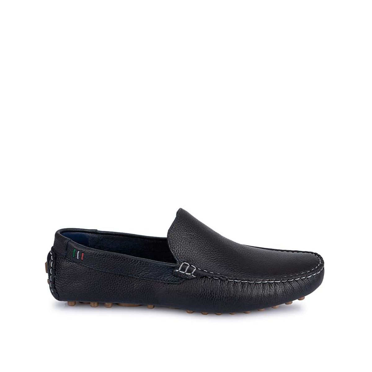 ADV - Zapato Mocasín Casual SERGIO-2503 Azul Viale Homme Cuero