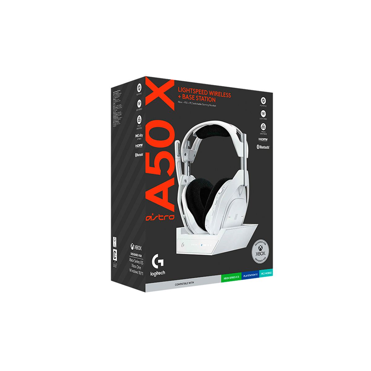 LOGITECH - AUDÍFONO ASTRO A50 X LIGHTSPEED Xbox PS5 y PC BLUETOOTH  White