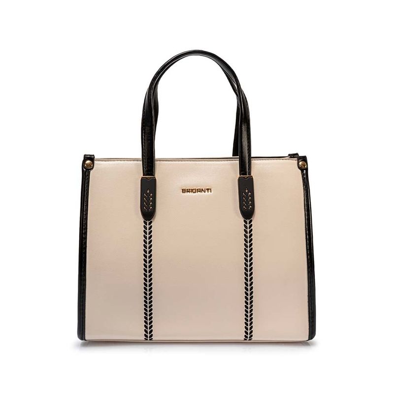 VIALE - Cartera Satchel BRI-CS2502 HuesoNegro Briganti