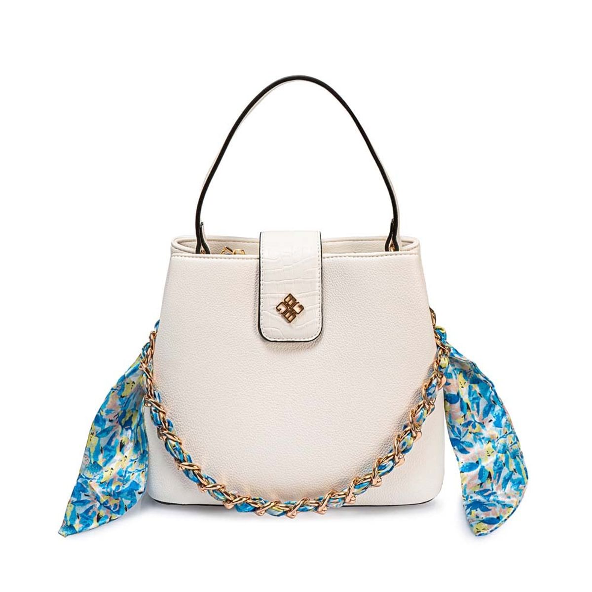 VIALE - Cartera Satchel BRI-CM2508 Blanco Briganti