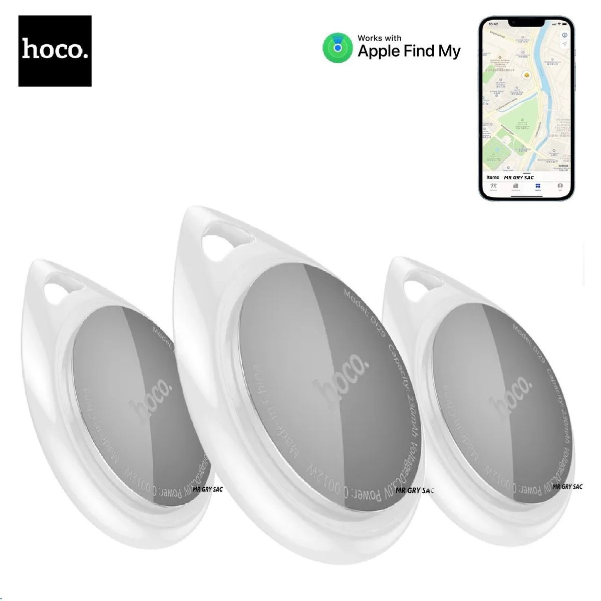 HOCO - Rastreador GPS Ubicación Inteligente Hoco DI29 plus x3unidades