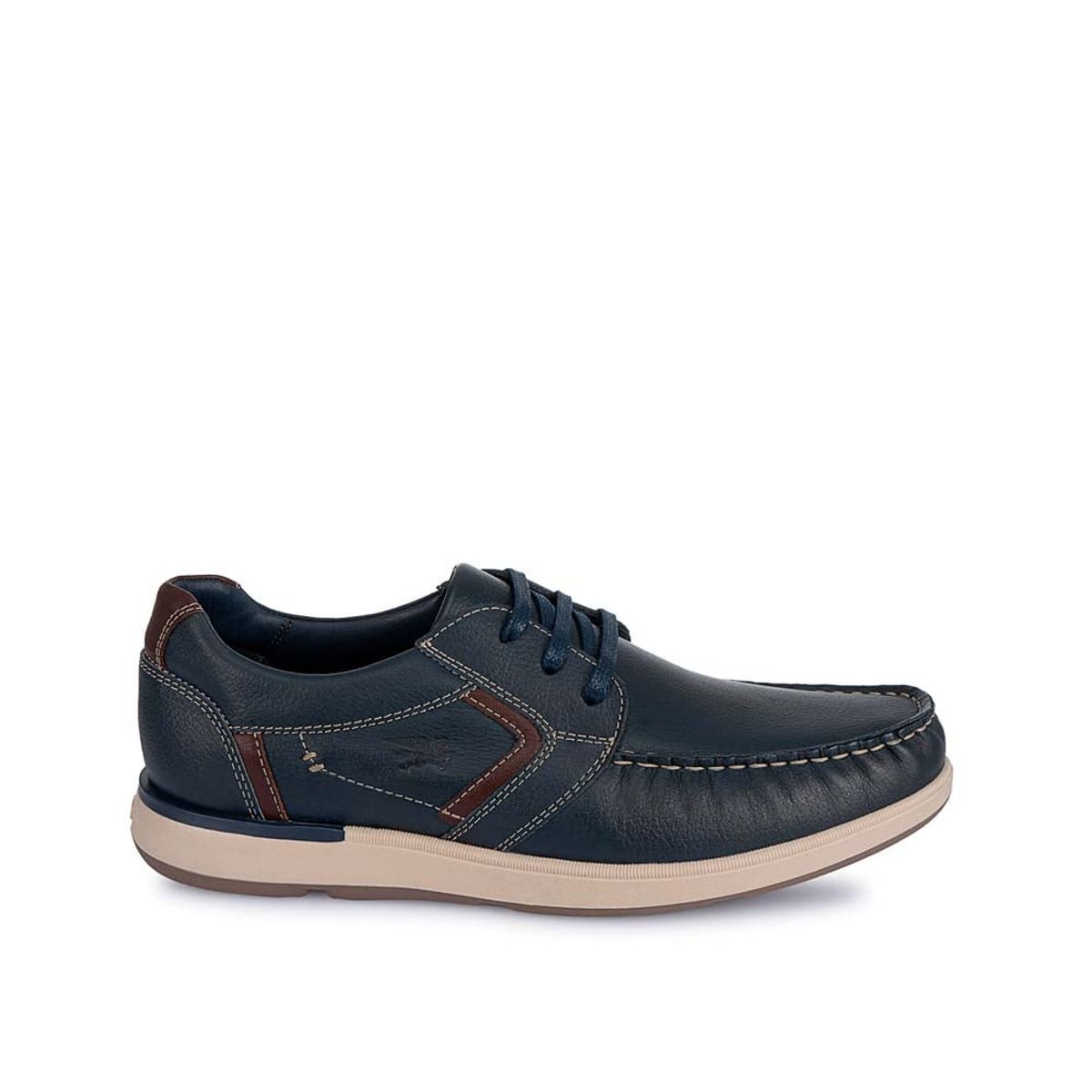 RABBIT - Zapato Derby Casual CB4-003 Azul Calimod Cuero