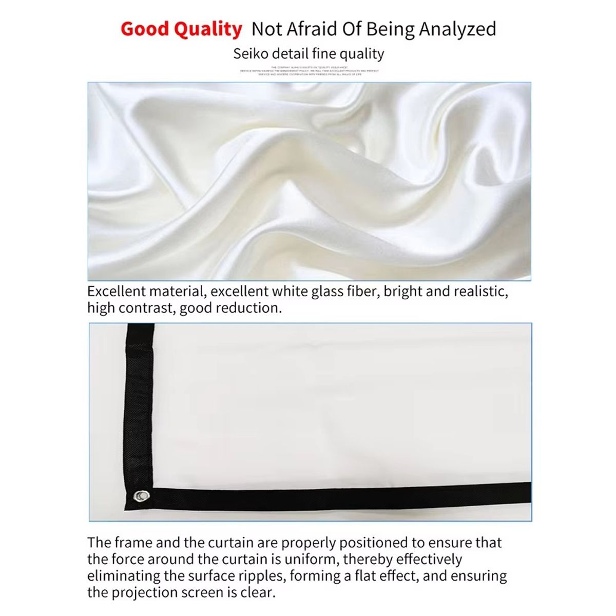 OEM - Cortina de proyector de 120 pulgadas