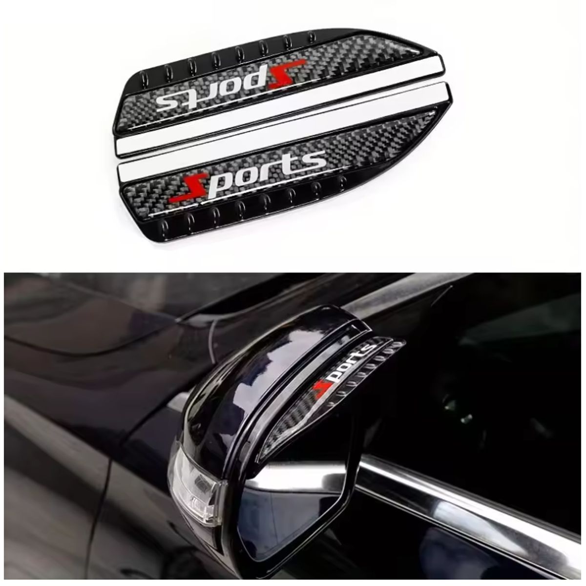 JET - Protector Para Espejos De Retrovisor De Lluvia Sports