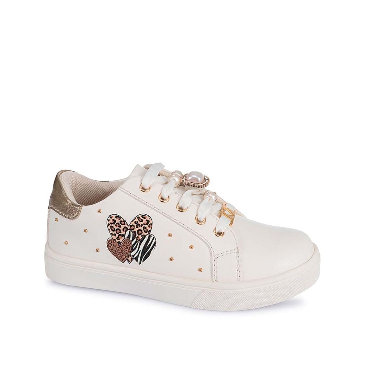 VIALE - Zapatilla  Casual LIA-2521 Blanco Piazza Kids
