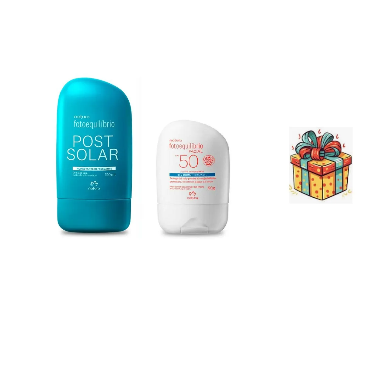 NATURA - Fotoequilíbrio post solar + facial fps50 y regalo Natura