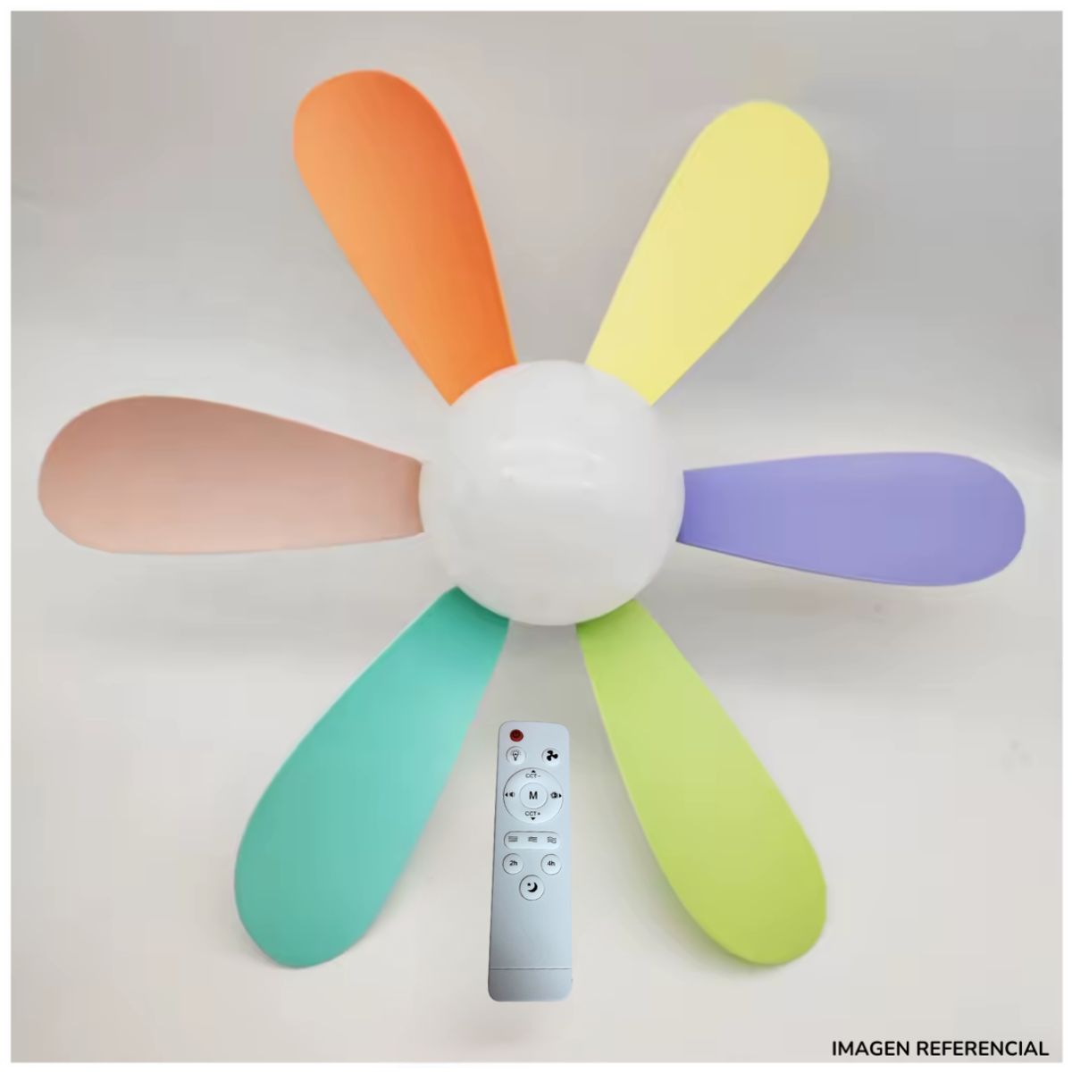 INSPIRA MARKET - Ventilador de techo con foco 2 en 1