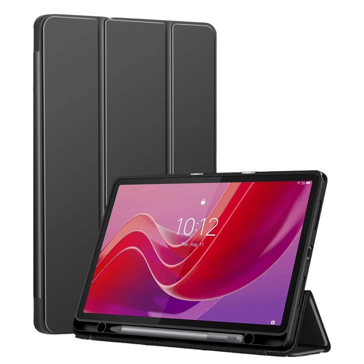 FUNDAANTIGOLPES - Funda Smart Cover para Tablet Lenovo M11 Negro