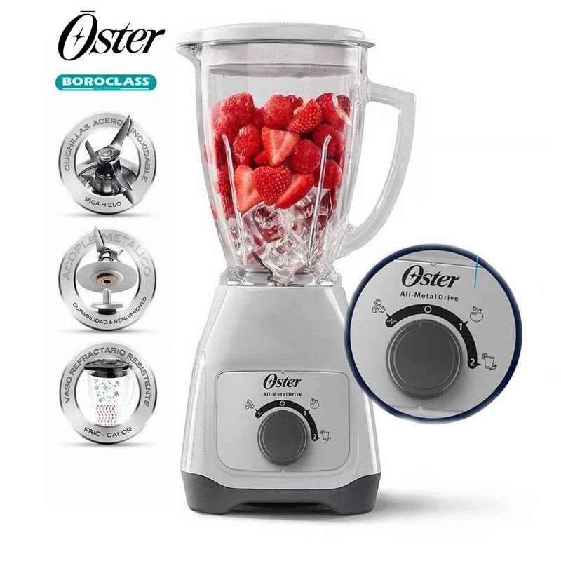 OSTER - Licuadora Oster 2 Velocidades Kaliman Tritura Hielo BLSTKAG-WRD